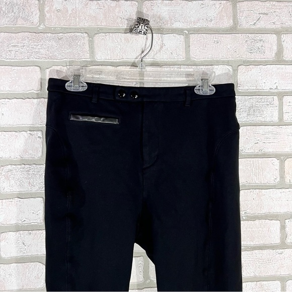 Maeve by Anthropologie Stirrup Black High Rise Riding Leggings Size 8 - Picture 9 of 12